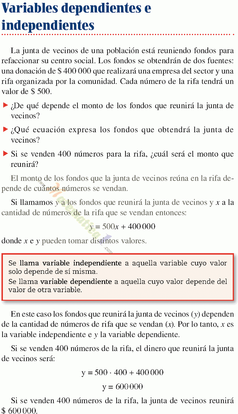 Ecuaciones diferenciales de variables separables